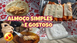 ALMOÇO SIMPLES E COMPLETO: prato principal e sobremesa 😍| Gabi de Paula