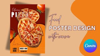 Food product poster design in Canva | Advertisement poster designing | Social Media Marketing