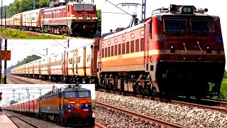 Trending Northern Electric Trains and South Central ELECTRIC Trains at Full Speed | Indian Railways