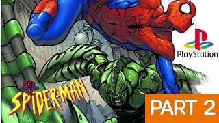 SPIDER-MAN PS1 PLAYTHROUGH | PART 2 | SCORPION BOSS BATTLE