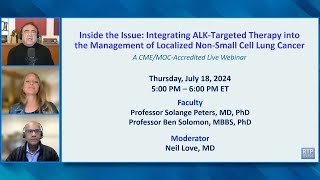 Integrating ALK-Targeted Therapy into the Management of Localized Non-Small Cell Lung Cancer