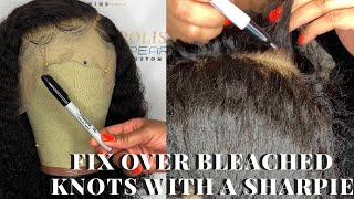 Fix Over Bleached Knots with a Sharpie!