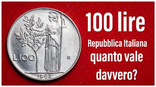 ITALIANA COIN L100  - VALUE year by year all prices