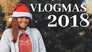 cutting down a tree, mailing gifts - all the vlogmas 2018