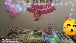 لقطات من حفل عيد ميلاد ابنة اختي 🥳