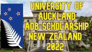 University of Auckland ADB Scholarship in New Zealand 2022