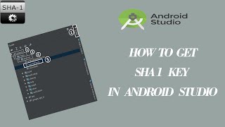 How to Find SHA1 key in Android Studio in 2021