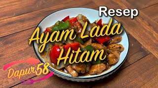 #resepayam SUMPAH ENAK BANGET! AYAM LADA HITAM!