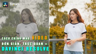 Cách chỉnh màu Video bằng DAVINCI RESOLVE | Công cụ cơ bản 2023 | Color Grading Tutorial