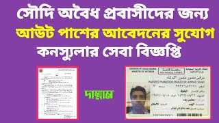 সৌদি প্রবাসীদের আউট পাশের সুযোগ | সৌদি আরব আউট পাস খবর 2024