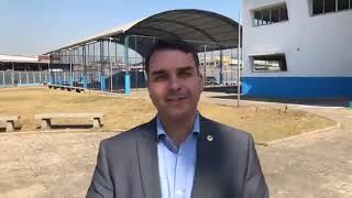 FILHO DE BOLSONARO ANUNCIA FUTURO COLEGIO DA PM EM DUQUE DE CAXIAS-RJ