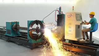 Fantastic pipe cutting machine, both square and round