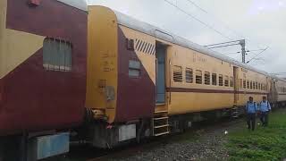 First inaugural run after COVID Lockdown. Raipur Itwari passenger started.#wap7 , #08267.