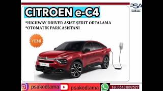 Citroen e-c4 gizli özellikler