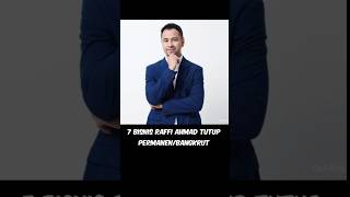 Tujuh bisnis Raffi ahmad tutup permanen atau bangkrut #ransentertainment #nagitaslavina