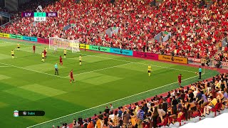 Liverpool vs Burnley ● Premier League - Matchday 2 | PES 2021 Realistic Gameplay | PEStation