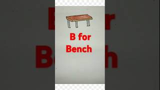 How to draw Bench / Table Drawing / #shorts #drawing #art