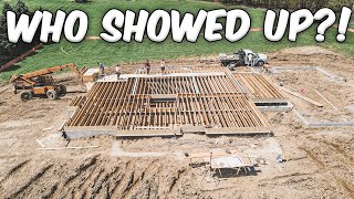 FRAMING STARTED! Floors! ► Steel Trusses! ► Total SQFT?!