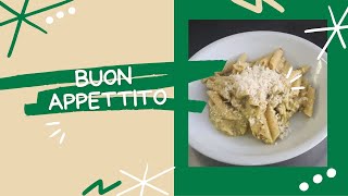 Preparazione della Pasta con Pesto di Zucchine - Un giorno nelle Cucine di Mensa Sana