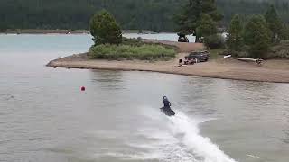 Caden Carpinella on his GP1. 4k drone footage. Boca Reservoir in California.