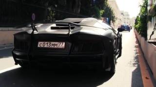 Driving in Monaco Lamborghini Aventador LP1600-4