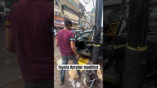 New Toyota Hyryder modification in karol bhag #automobile #reggaeton #music #modified #toyotahyryder