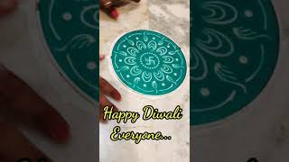 Happy Diwali #diwali #rangoli #shorts