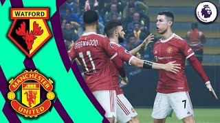 Watford vs Man United ● Premier League Highlights - eFootball 2022 Prediction | PEStation