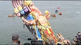 ఖైరతాబాద్ మహాగణపతి నిమజ్జనం/ kharithabad ganesh immersion in hussain sagar