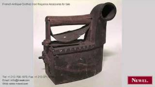 French Antique Clothes Iron Regence Accessories for Sale