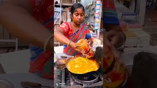 Hard working lady selling omlette in kolkata | #shorts #omelette #streetfood