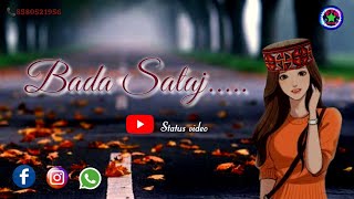 Nati Metro | Bada Sataj  | Poonam Sarmaik New Song | Latest New Pahari WhatsApp Status Video | ❣️💯