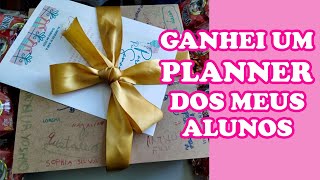 GANHEI UM PLANNER  A.CRAFT DOS MEUS ALUNOS