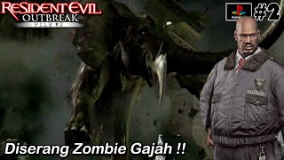 Masuk Kebun Binatang Diserang Zombie Gajah Mengamuk | Resident Evil Outbreak File 2 Part2