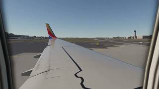 MSFS | Southwest 737-700 Pushback, Taxi, and Takeoff from John Wayne Airport (KSNA)