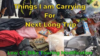 Things I am Carrying For  long Trip ||  Modify Yamaha FZ-X to Touring Bike || Bangla Vlog