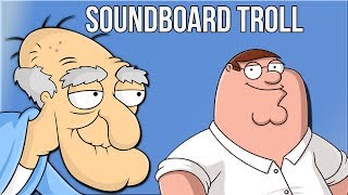 Peter Griffin Plays Xbox Live (Soundboard Troll)