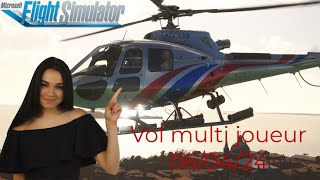 Vol multi joueurs en Helico part 1 | De Gibraltar à Alméria |  Livestream | MSFS