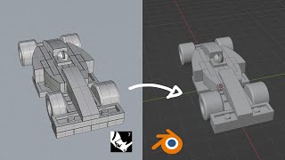 How to use your rhino model in blender | Rhino Basics