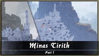 HOW TO BUILD MINAS TIRITH - PART 1 [SPEED BUILD] - CONAN EXILES