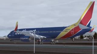 HEART LIVERY - Southwest Airlines 737-800 || FULL FLIGHT (Denver CO to Los Angeles CA)