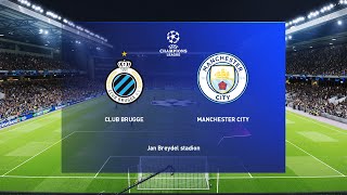 Club Brugge vs Manchester City ● eFootball 2022 - NEXT GEN Ultra High Graphics | Prediction Gameplay