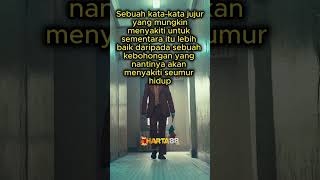 Sebuah kata kata jujur yang mungkin menyakiti untu #jalanihidup #optimisme #dailyquotes #harta88