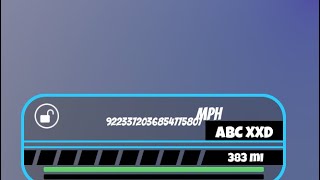 I went 9 quintillion mph in jailbreak (world record?)