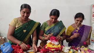 How to prepare Bathukamma step by step #bathukamma2024  #bathukamma Making