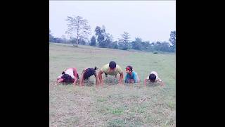 Exercise with children.#exercise #workout #sorts #thevillagerboy