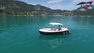 Corsiva 595 tender mit Aquamot Elektroantrieb am Wolfgangsee