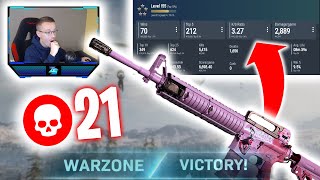 Best Aggressive Loadout in Warzone!!! 21 Elims Gameplay