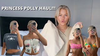 PRINCESS POLLY HAUL!! SUMMER OUTFITS, TEES & BIKINIS