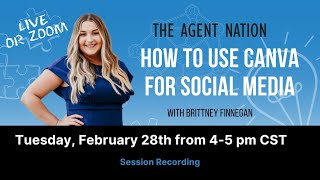 Session Recording: How to Use Canva for Social Media